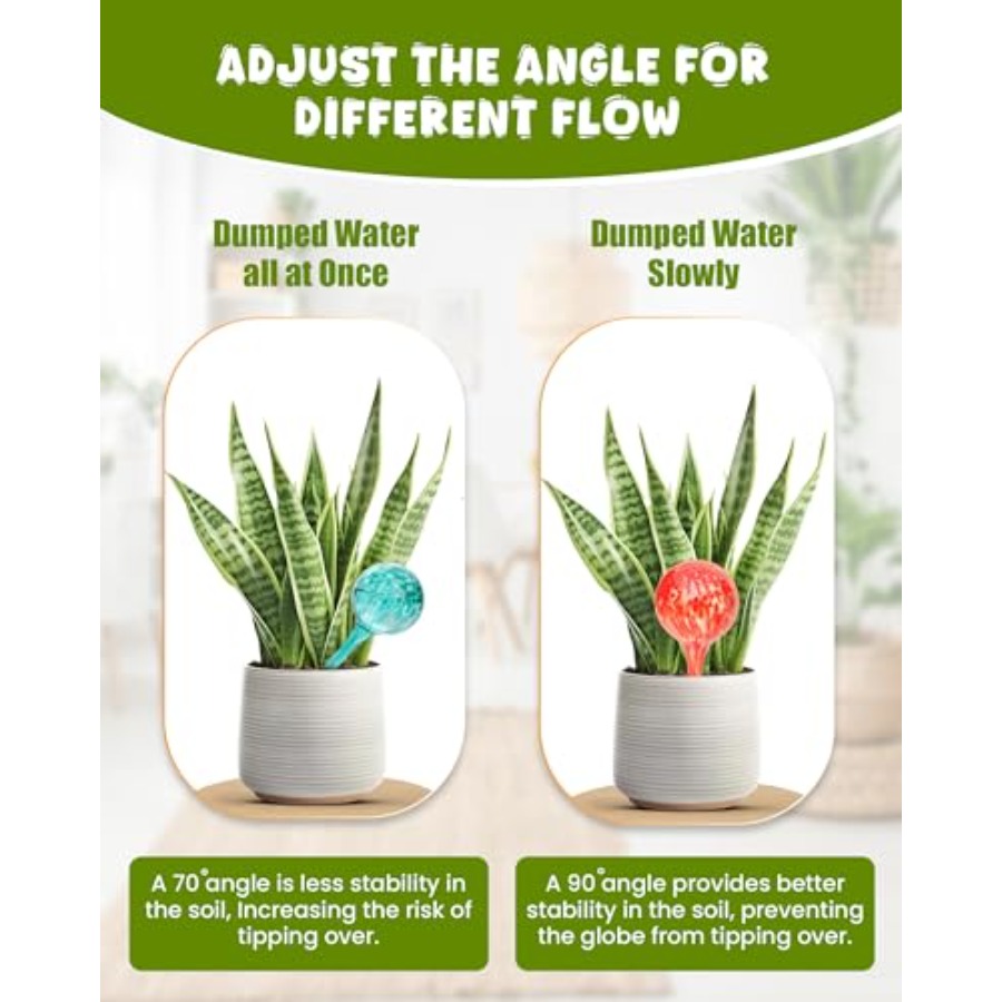 Iridescent Self Watering Globe - Self Watering Insert 评论和价格