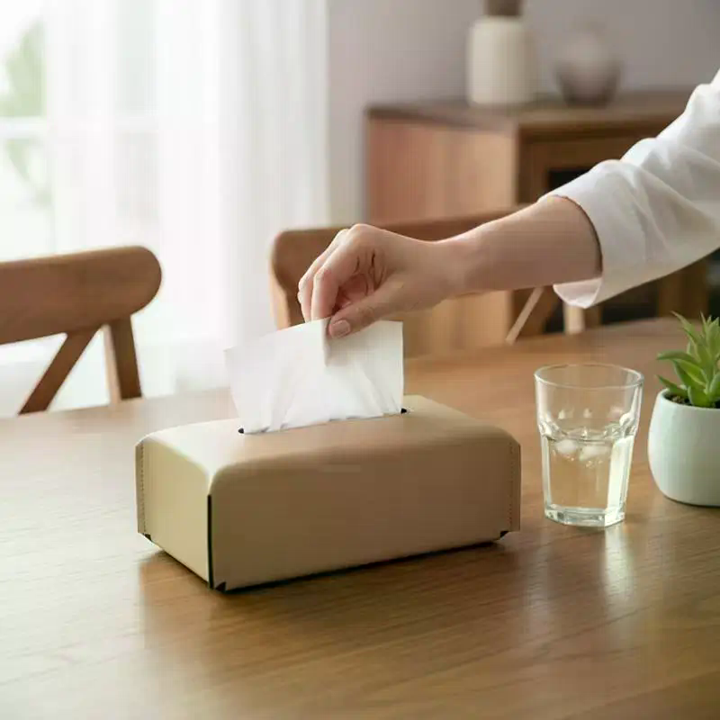 Luxury Tissue Box Leather Napk - Agar Tissue Culture 评论和价格