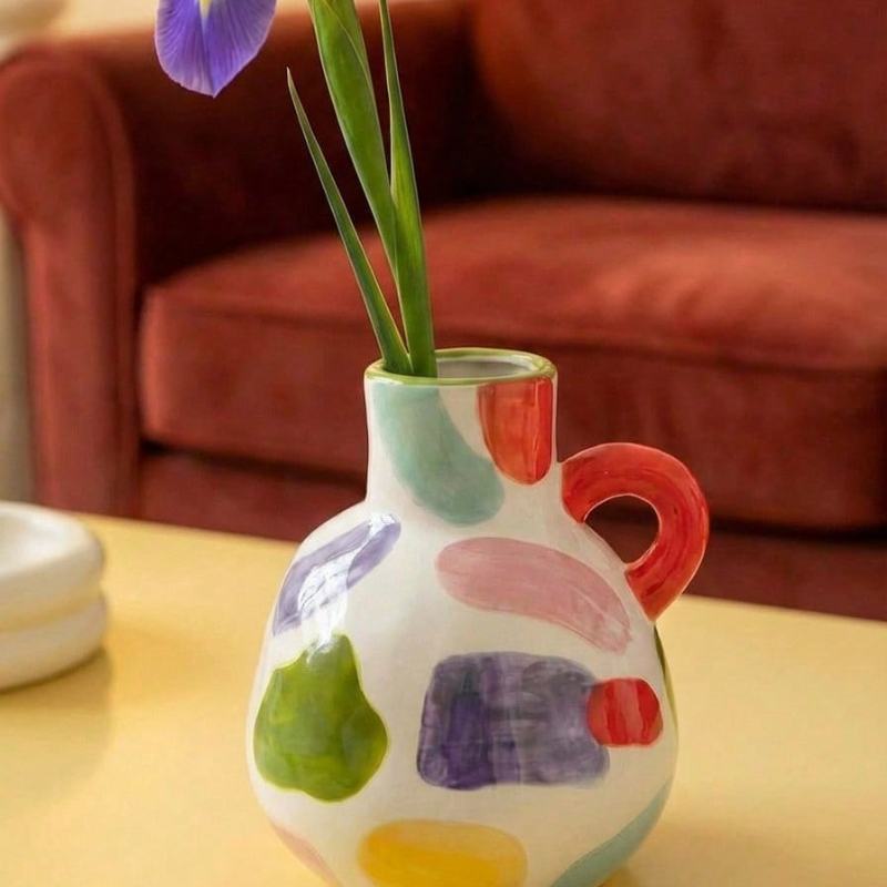 Modern Geometric Ceramic Vase  - Propagation Station Vase 评论和价格