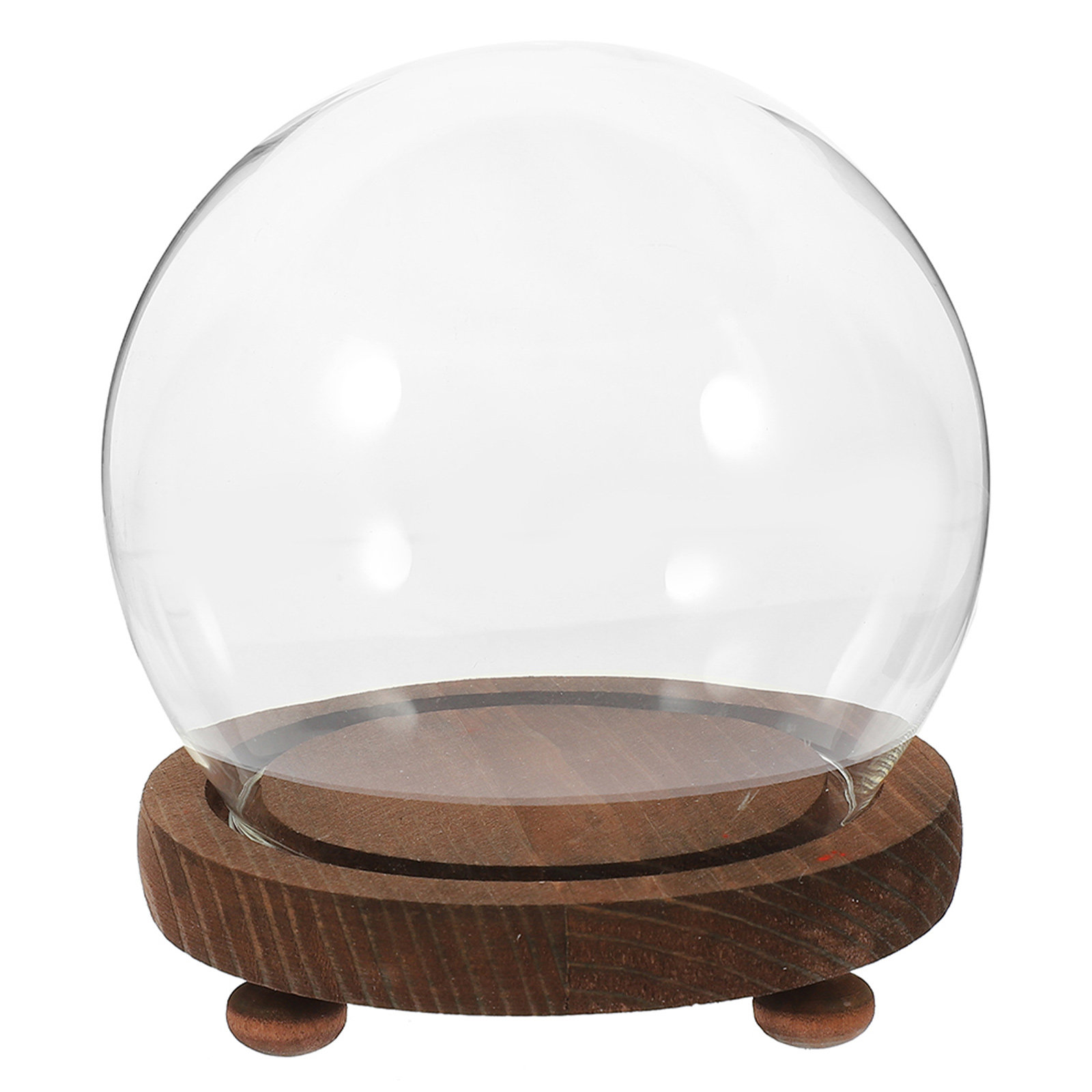 Spherical Glass Cover Ornament - Plastic Dome Clear 评论和价格