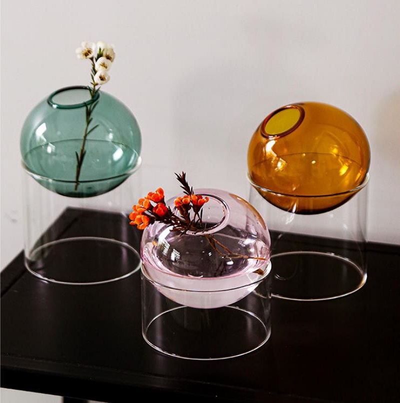 Mini Round Flower Vase Hydropo - Propagation Station Vase 评论和价格
