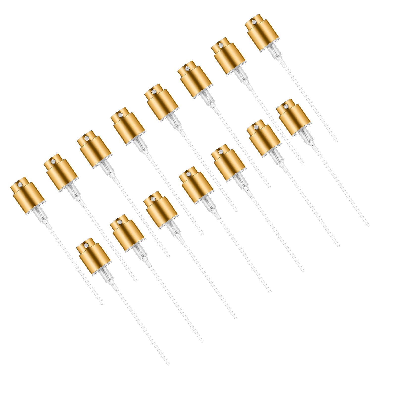15Pcs Gold-Finished Perfume Bo - Misting Bottle Fine 评论和价格