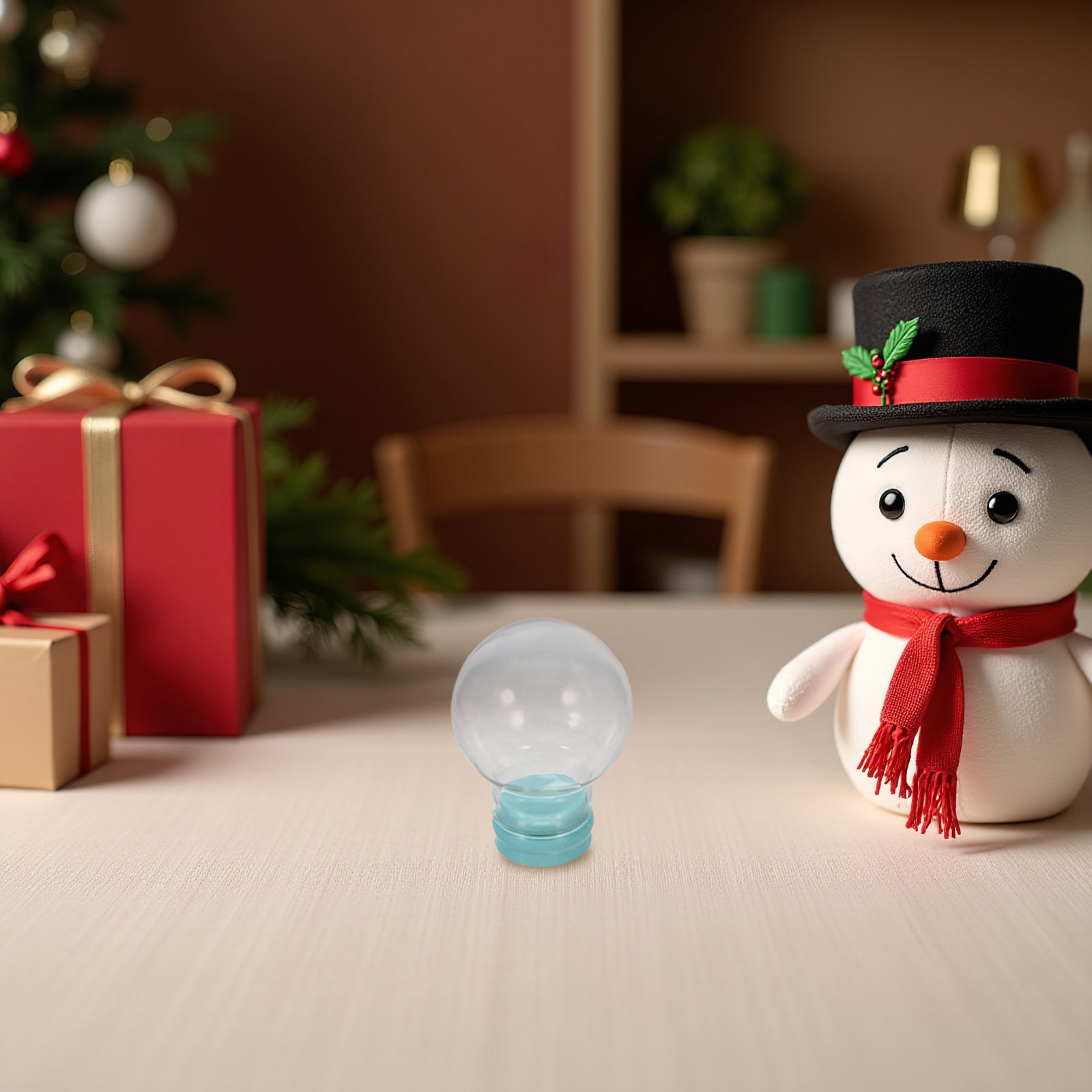 3Pcs Empty Snow Globe Glass Do - Plastic Dome Clear 评论和价格