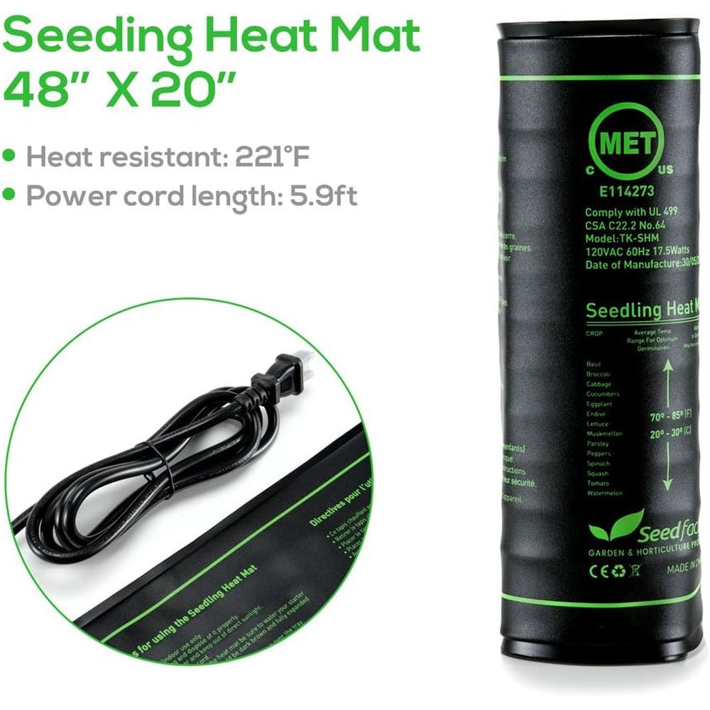 Certified Seedling Heat Mat, W - Heat Mat Seedling 评论和价格
