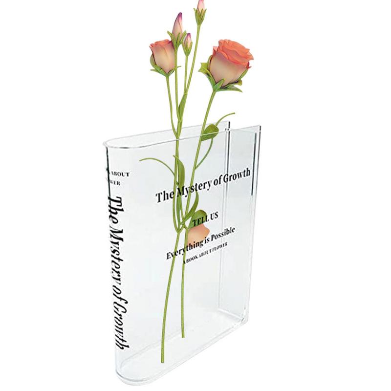Clear Book Vase Aesthetic Acry - Propagation Station Vase 评论和价格