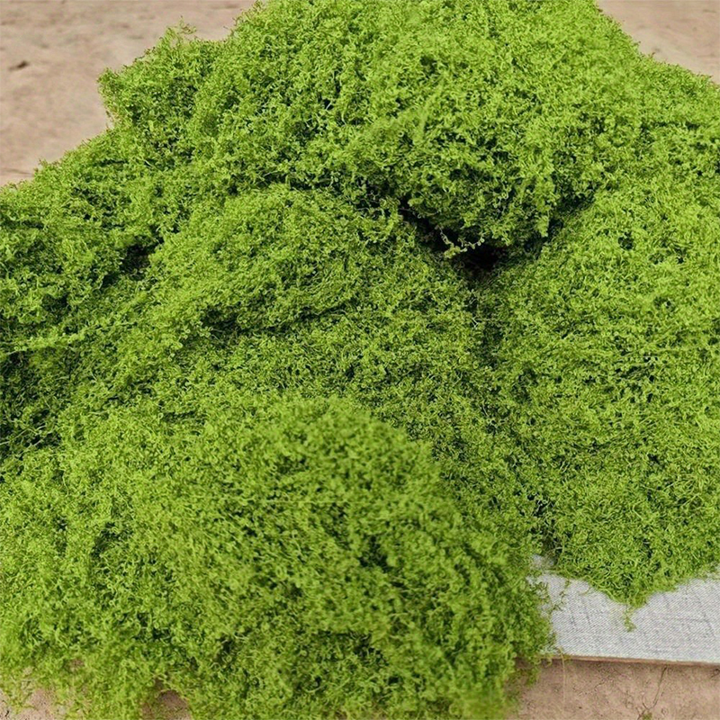 Green Fake Moss DIY Crafts Gra - Sphagnum Moss Dry 评论和价格