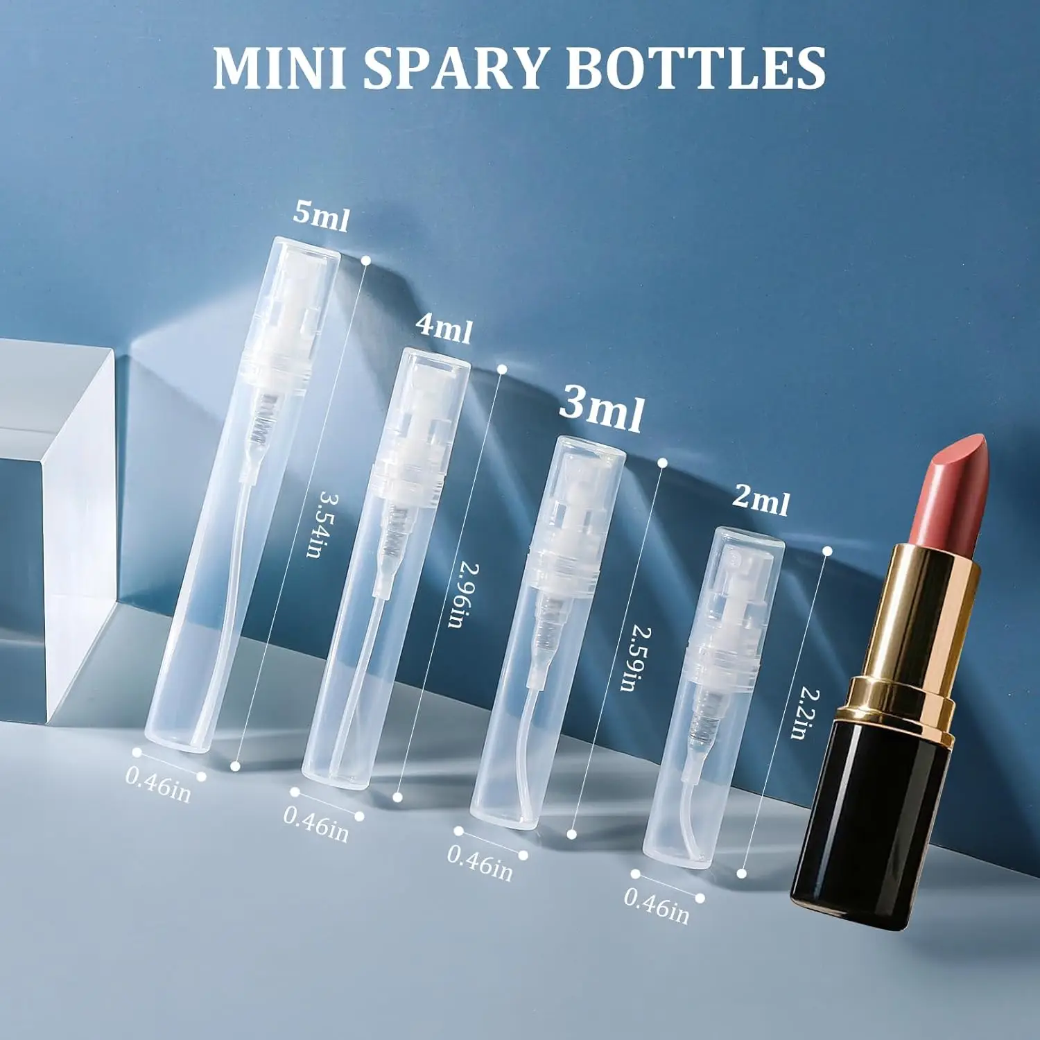 3 ml Mini Spray Bottles, 10 Pa - Misting Bottle Fine 评论和价格