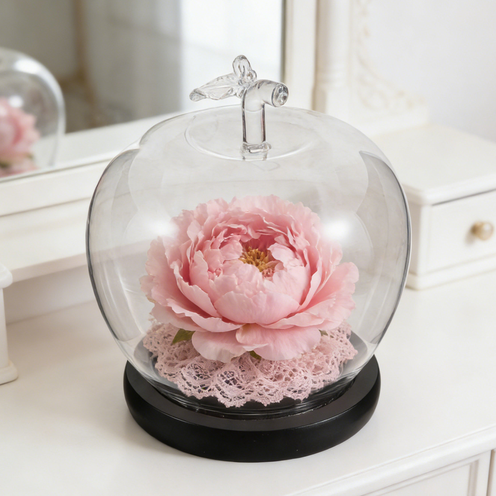 Inspired Glass Dome Cloche wit - Plastic Dome Clear 评论和价格