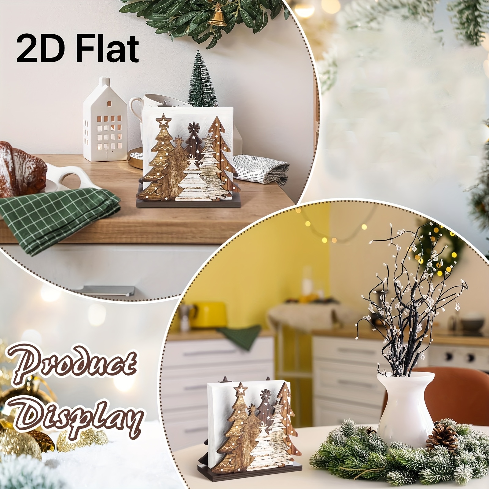 1pc 2D Flat Christmas Tree Tis - Agar Tissue Culture 评论和价格