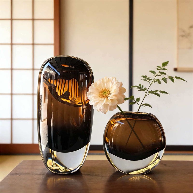 Smoke Gray Glass Vase, Hydropo - Propagation Station Vase 评论和价格